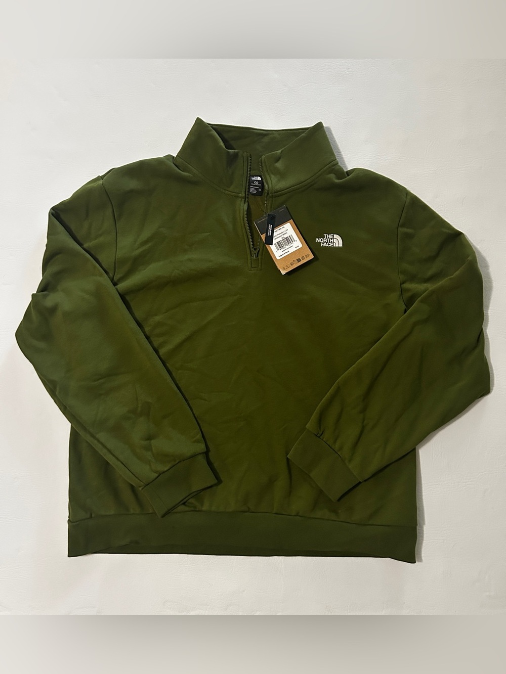 The North Face NWT XXL Green Half-Zip Pullover